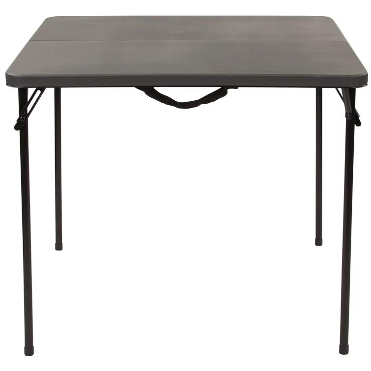 Noah 2.83' Square Plastic Folding Event Table with Carrying Handle by Flash Furniture