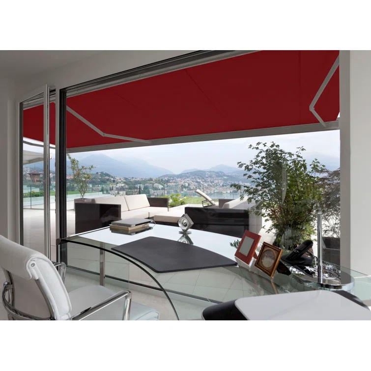 Advaning 10.5'' D Metal Cover Retractable Patio Awning