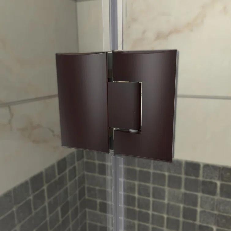 DreamLine Prism Plus 42" x 74.75" Rectangle Hinged Shower Enclosure with Base Included
