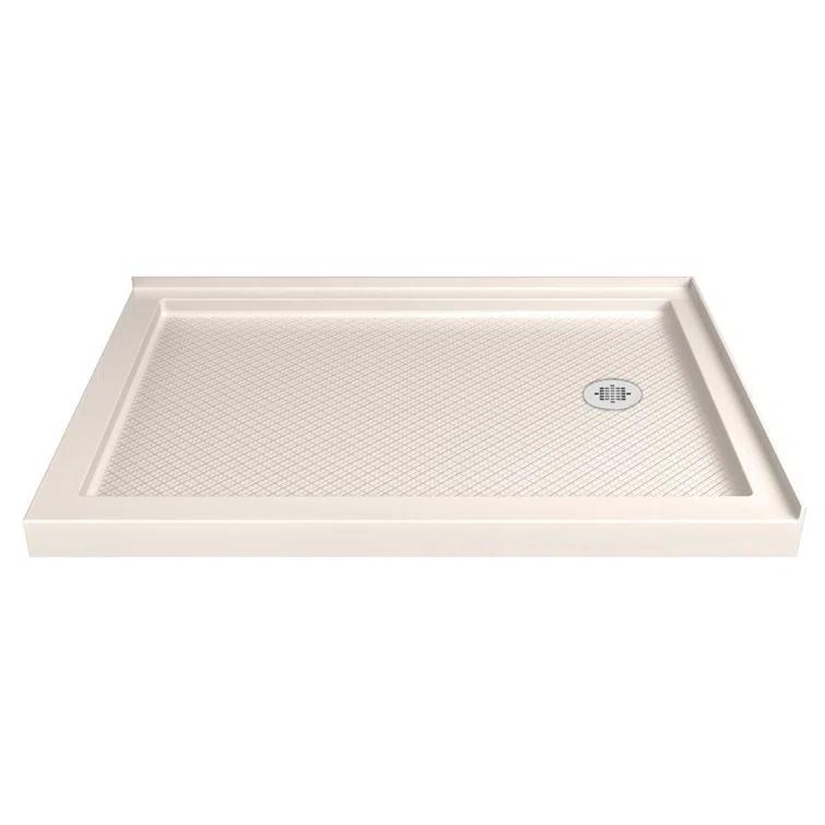 Flex 48" x 74.75" Rectangle Pivot Shower Enclosure with Base Included