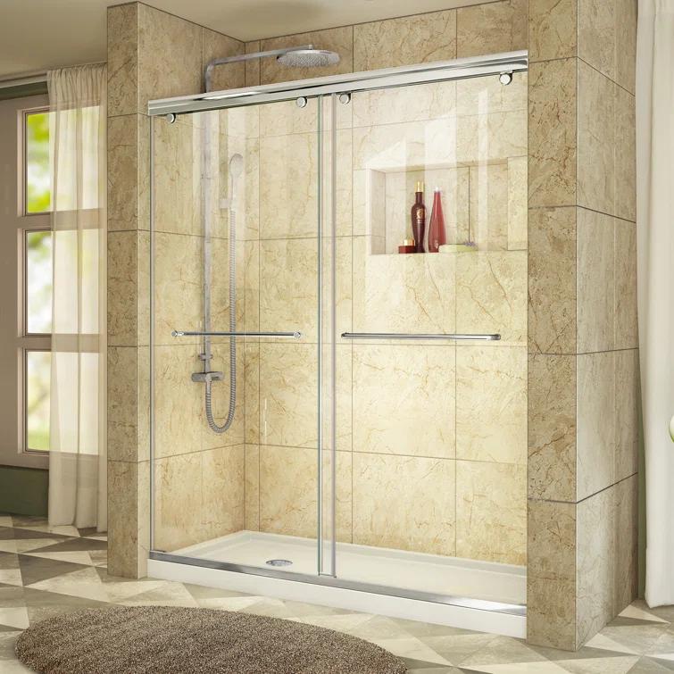 Charisma 60" x 36" x 72" Sliding Frameless Shower Door