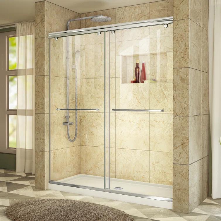 Charisma 60" x 36" x 72" Sliding Frameless Shower Door