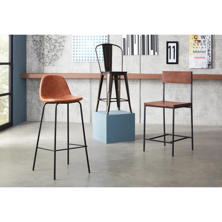 Kody Vegan Leather Bar & Counter Stool