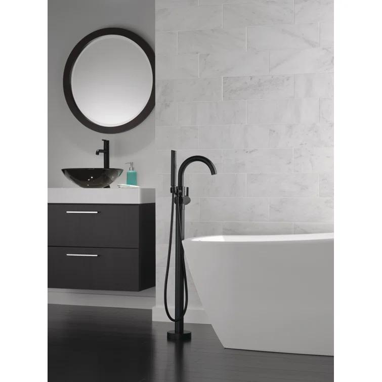 Trinsic Single Handle Floor Mounted Freestanding Tub Filler