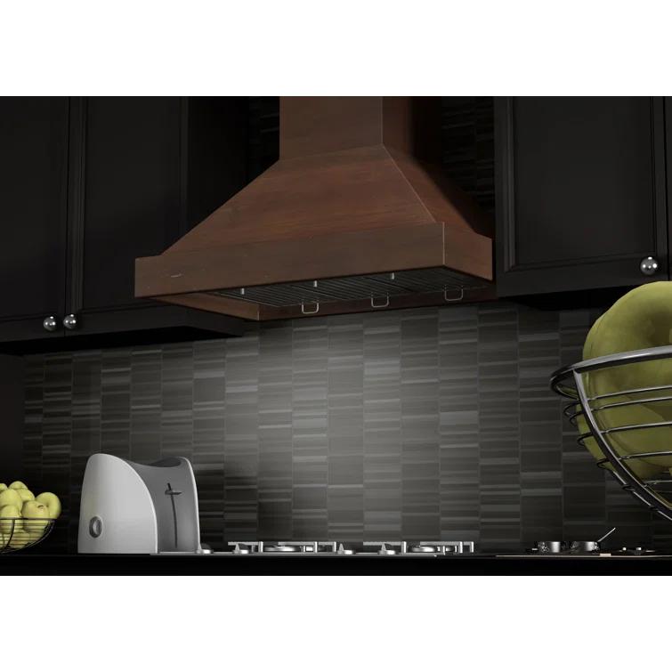 ZLINE ZLINE 30 in. Convertible Vent Wooden Wall Mount Range Hood in Antigua & Walnut KBRR-30