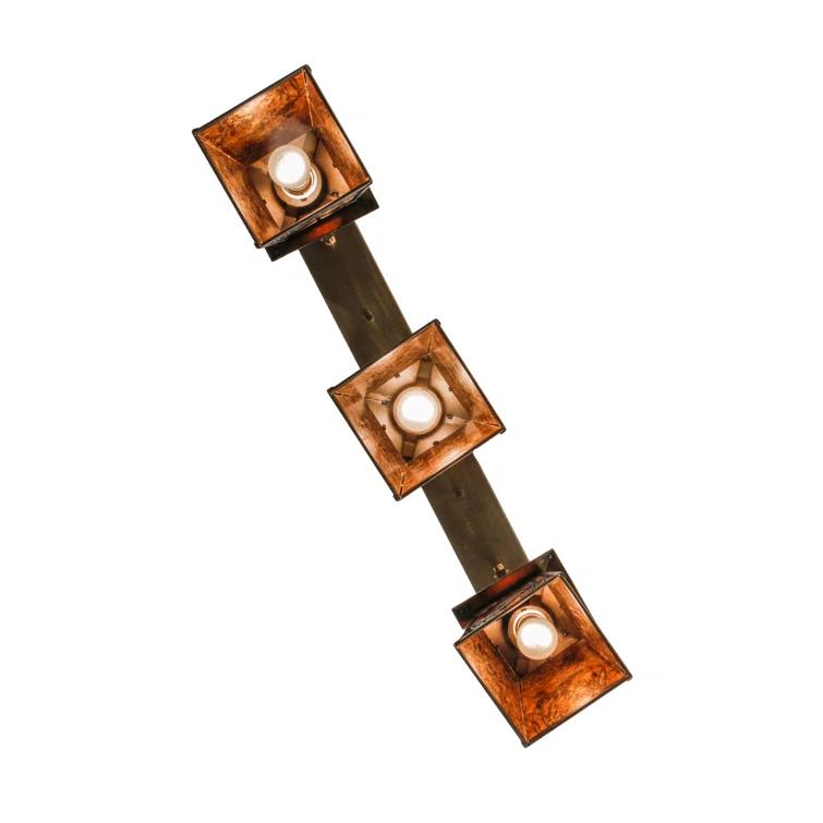 Rustic Lodge 3 - Light Antique Copper Kitchen Island Pendant