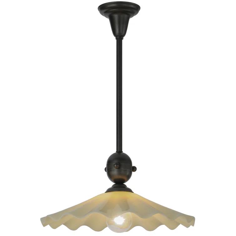 Metro Fusion 1 - Light Brown Single Pendant