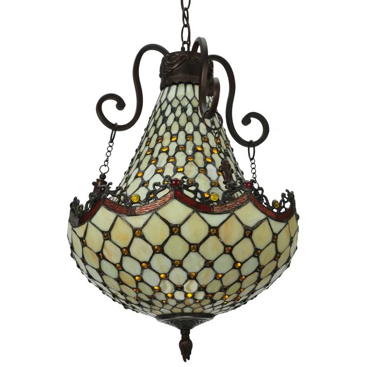 Meyda Tiffany & Stained Glass 5 - Light Empire Chandelier