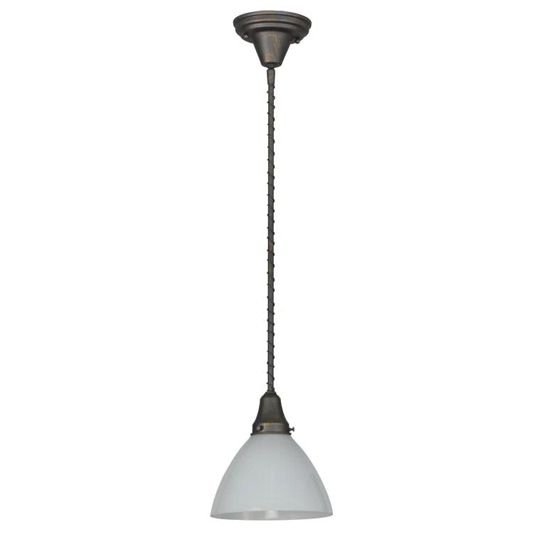 Meyda Lighting 1 - Light French Bronze Single Pendant
