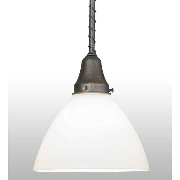 Meyda Lighting 1 - Light French Bronze Single Pendant