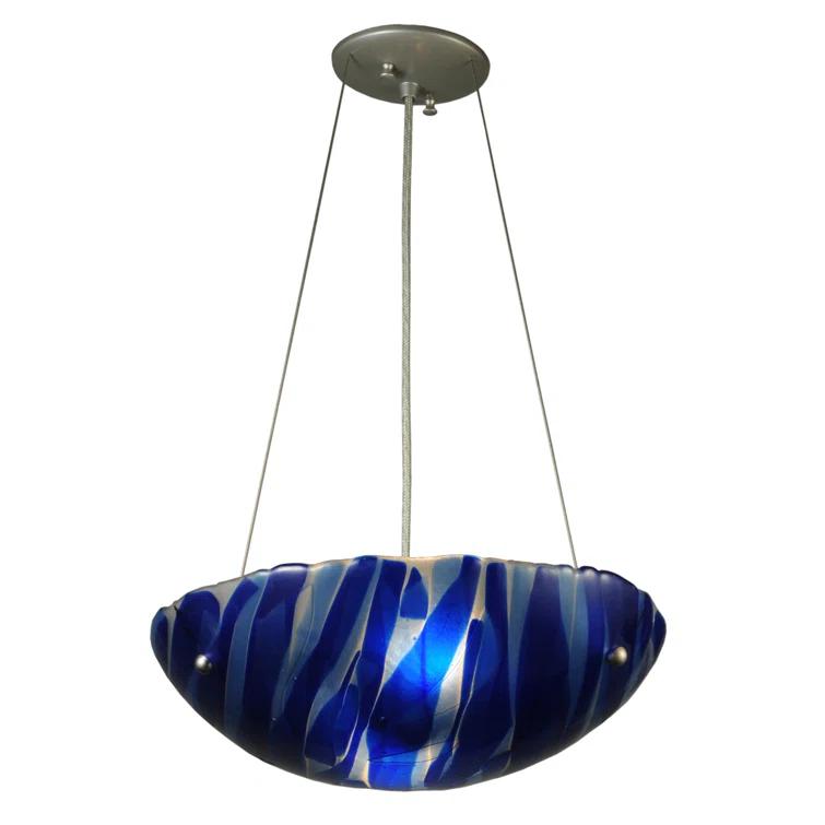 Kayme 3 - Light Nickel Single Pendant