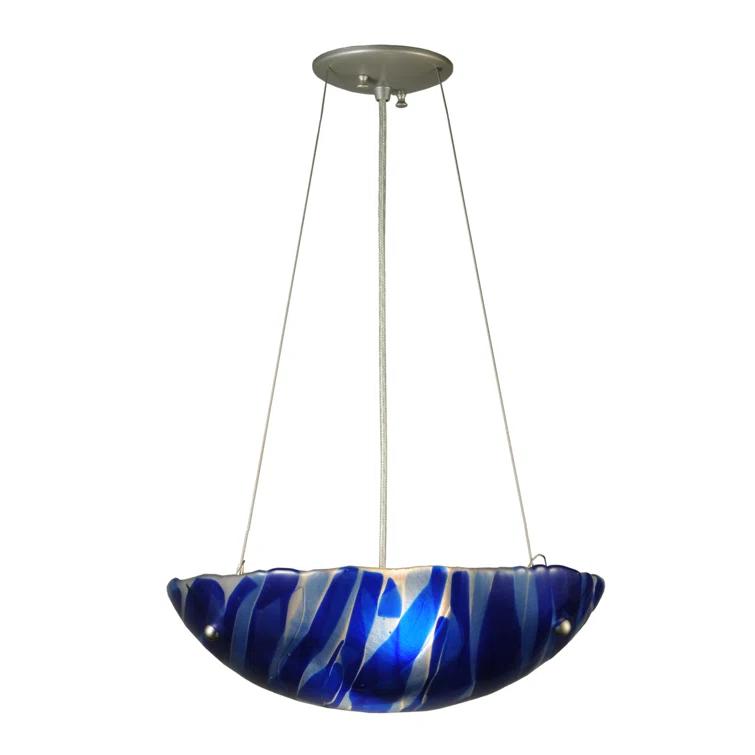 Kayme 3 - Light Nickel Single Pendant