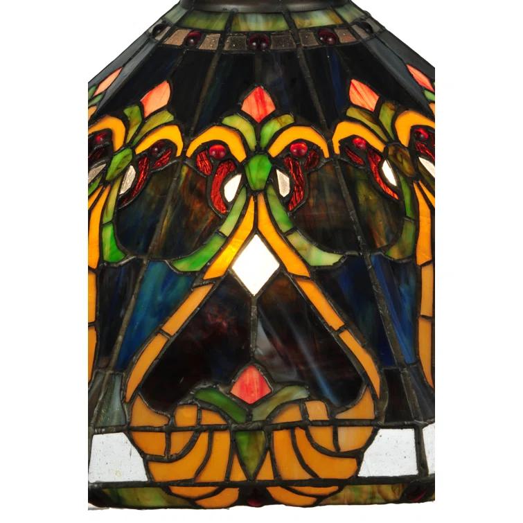 Meyda Tiffany & Stained Glass 3 - Light Mahogany Bronze Single Pendant