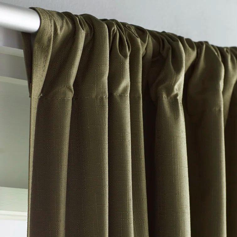 Kendall Polyester Blackout Curtain Single Panel