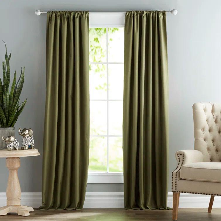 Kendall Polyester Blackout Curtain Single Panel