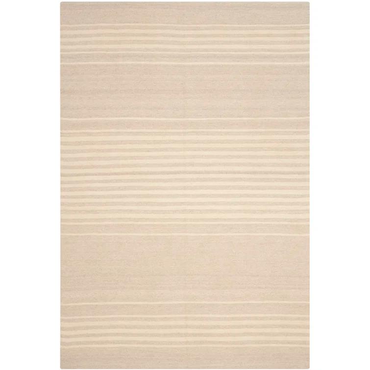 Dune Stripe 6' x 9' Wool Handmade Flat Woven Rug