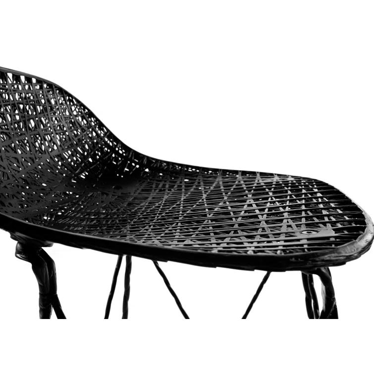 Black Carbon Fiber Epoxy Resin Bar Stool