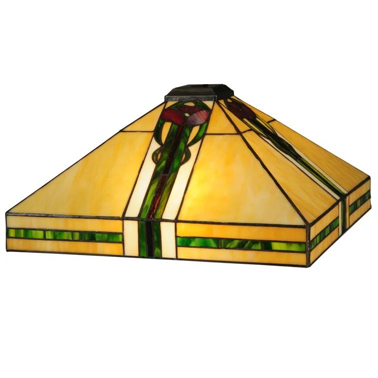 Meyda Lighting Meyda Tiffany & Stained Glass 62'' Mahogany Bronze Traditional Floor Lamp