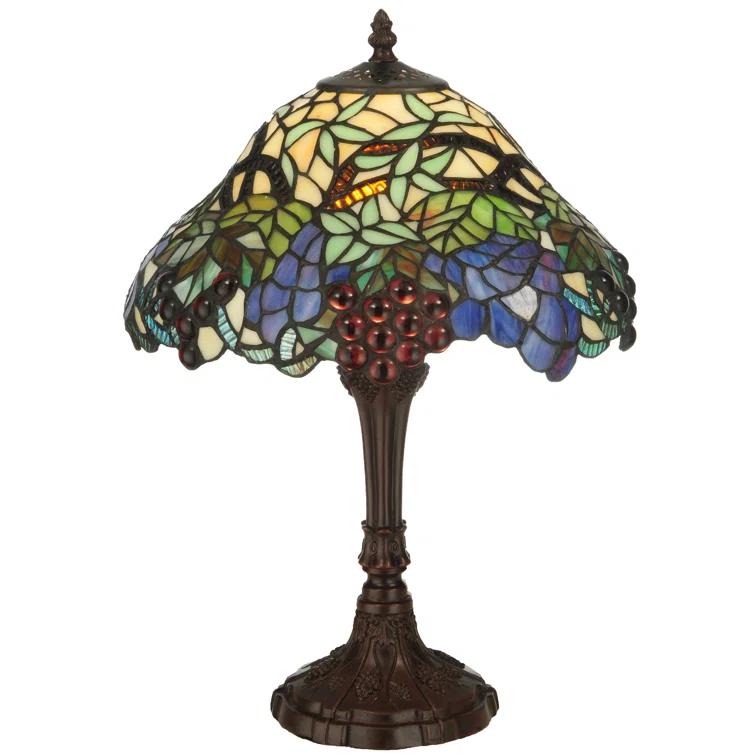 Meyda Lighting Meyda Tiffany & Stained Glass Metal Table Lamp