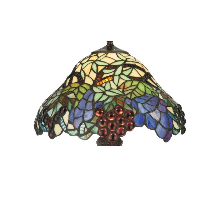 Meyda Lighting Meyda Tiffany & Stained Glass Metal Table Lamp