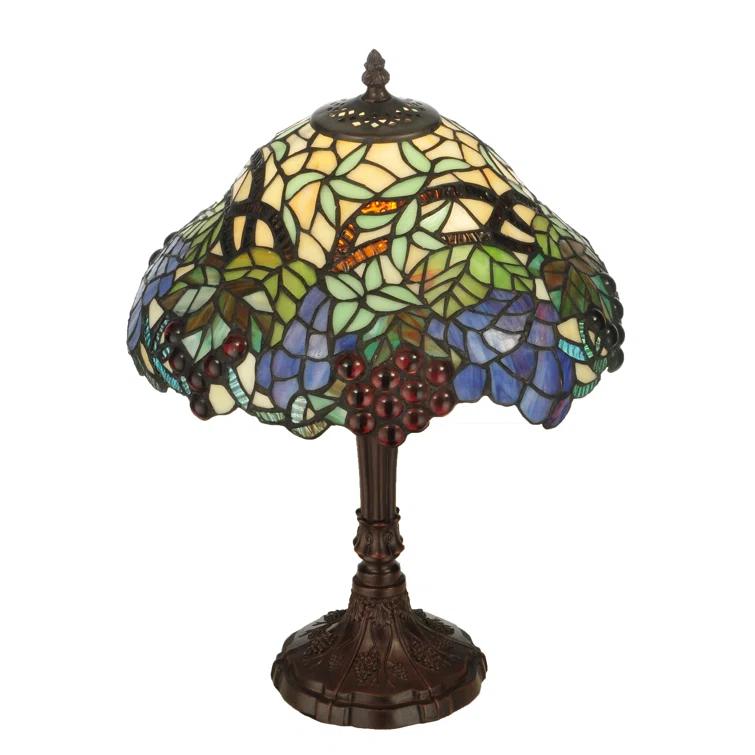 Meyda Lighting Meyda Tiffany & Stained Glass Metal Table Lamp