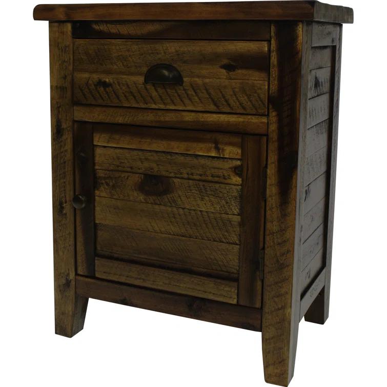 Jofran Artisan's Craft Accent Table Dakota Oak, 20" W X 13" D X 25" H, Finish, (Set of 1)
