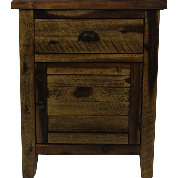 Jofran Artisan's Craft Accent Table Dakota Oak, 20" W X 13" D X 25" H, Finish, (Set of 1)