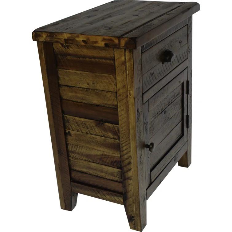 Jofran Artisan's Craft Accent Table Dakota Oak, 20" W X 13" D X 25" H, Finish, (Set of 1)