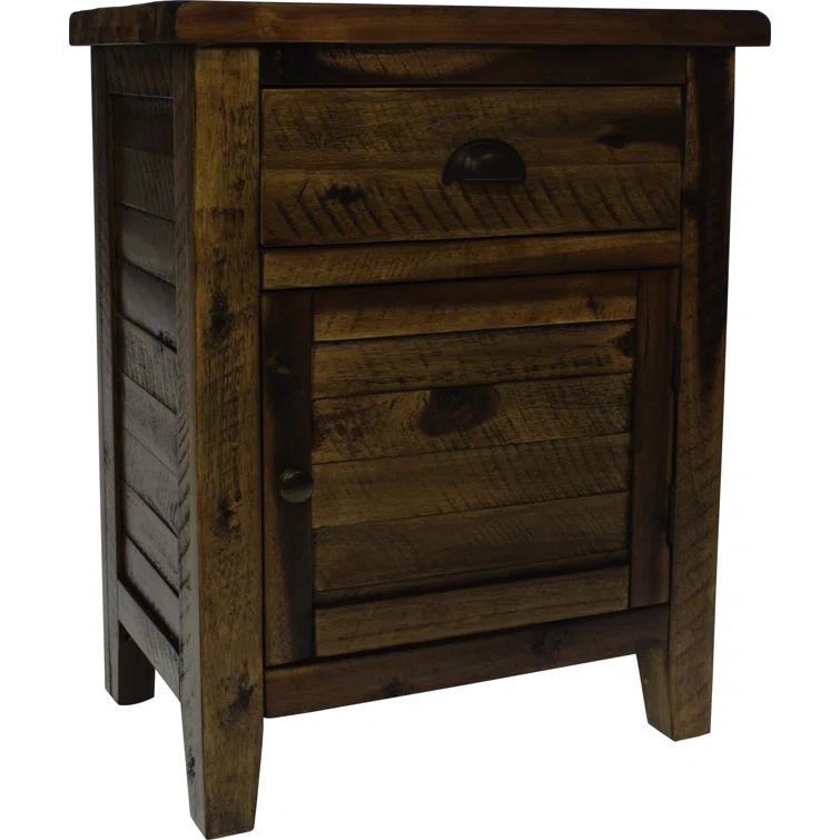 Jofran Artisan's Craft Accent Table Dakota Oak, 20" W X 13" D X 25" H, Finish, (Set of 1)