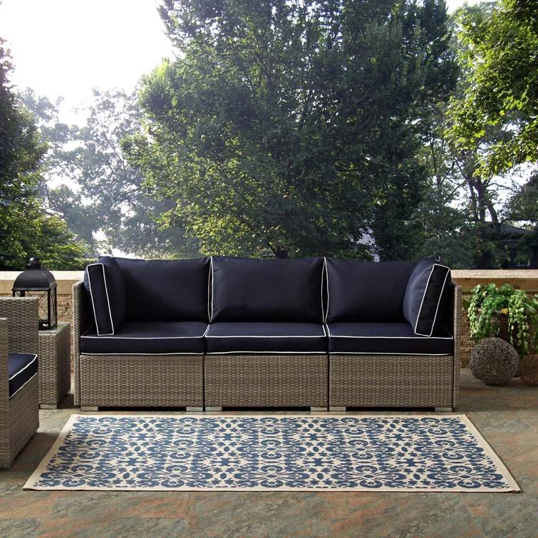 Modway Modway Ariana Vintage Floral Trellis Indoor and Outdoor Area Rug