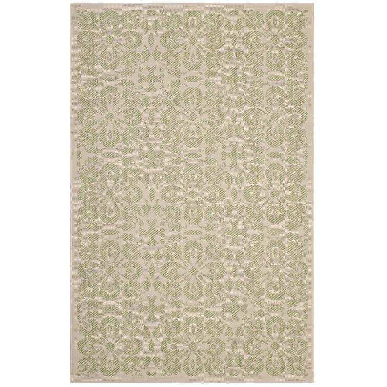 Modway Ariana Vintage Floral Trellis Indoor and Outdoor Area Rug