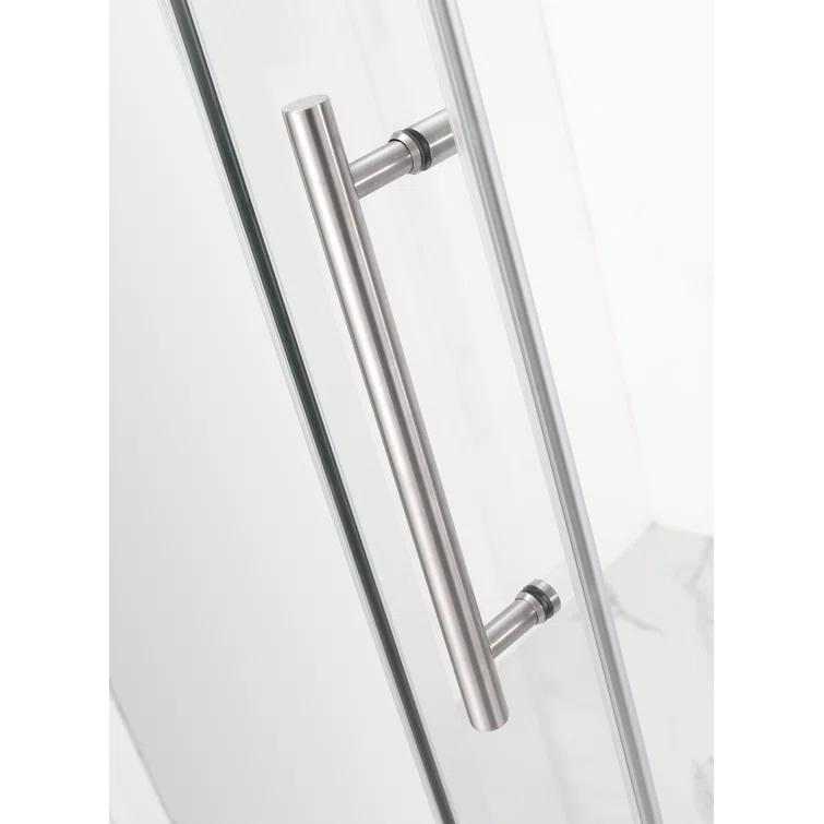 Coraline 48" x 75" Single Sliding Frameless Shower Door