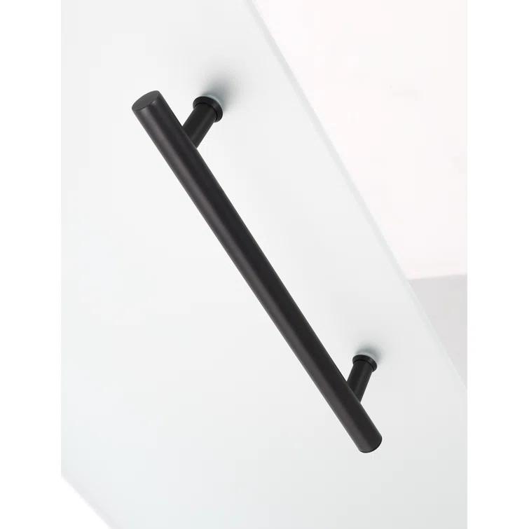 Belmore GS 37.25" - 38.25" W x 72" H Hinged Frameless Shower Door