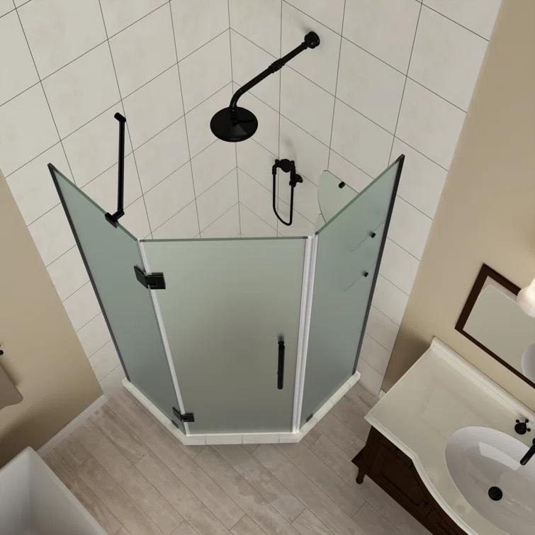 Merrick GS 40" x 72" Neo-Angle Hinged Shower Enclosure