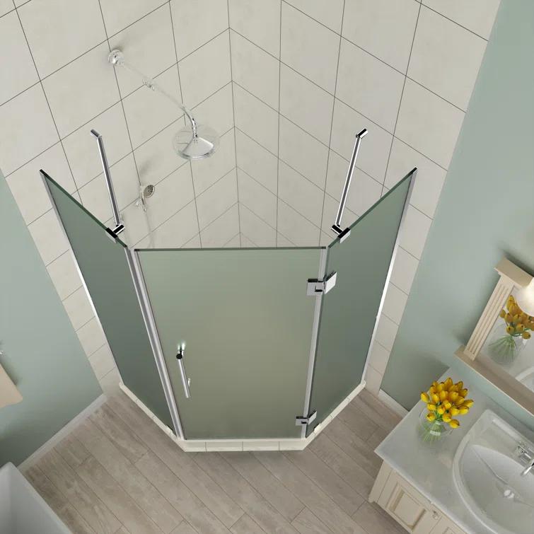 Merrick 34" x 72" Neo Angle Hinged Shower Enclosure