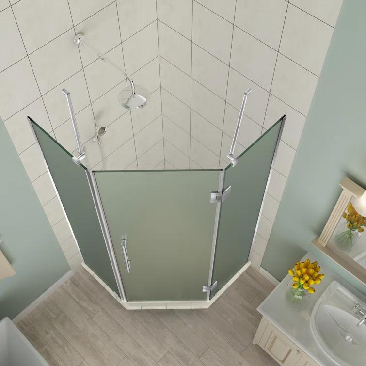 Merrick 38" x 72" Neo Angle Hinged Shower Enclosure