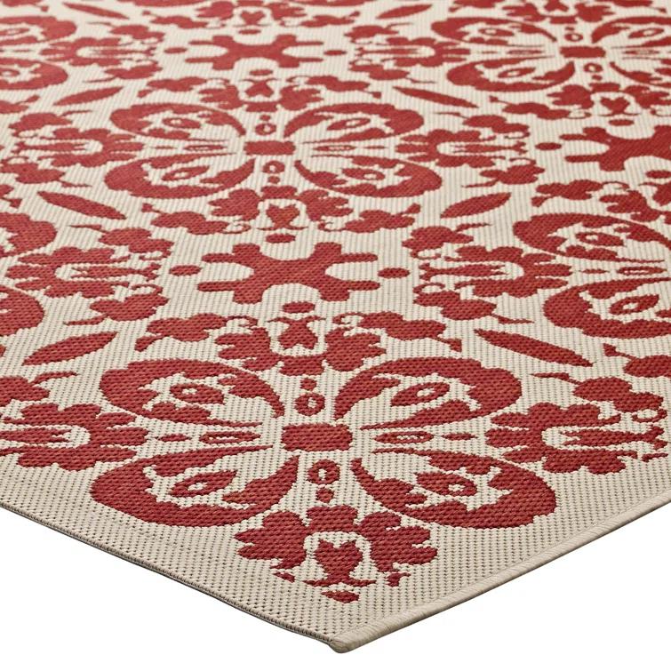 Modway Modway Ariana Vintage Floral Trellis Indoor and Outdoor Area Rug