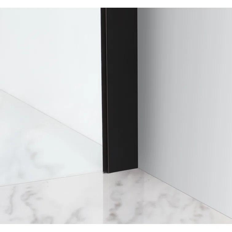 Bromley Semi-frameless Rectangle Hinged Shower Enclosure