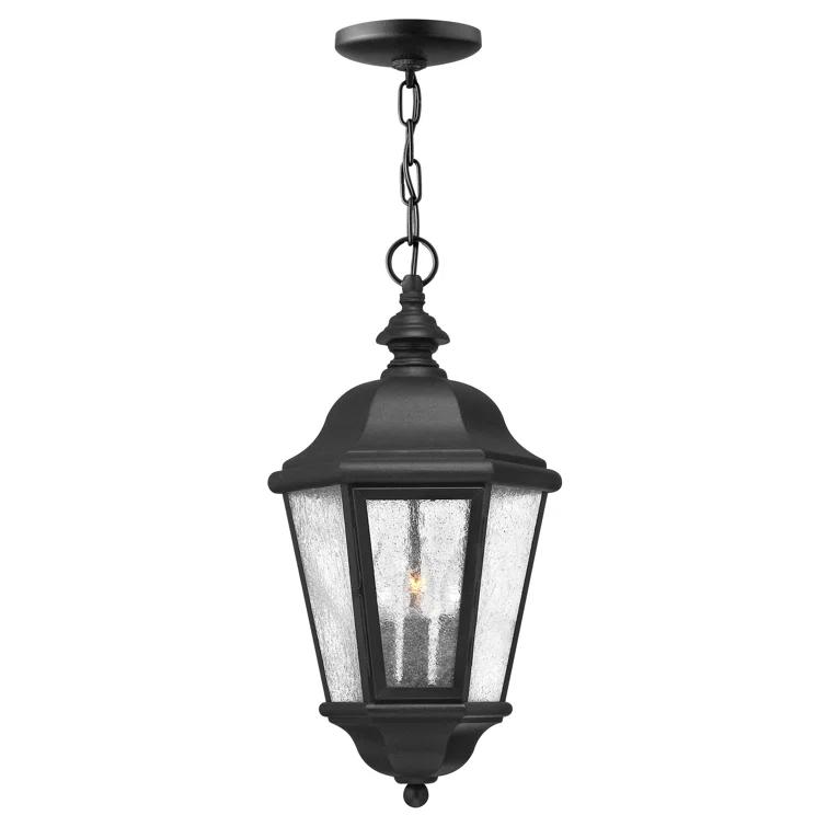 Hinkley Edgewater Black 3 -Bulb 18.5" H Outdoor Hanging Lantern