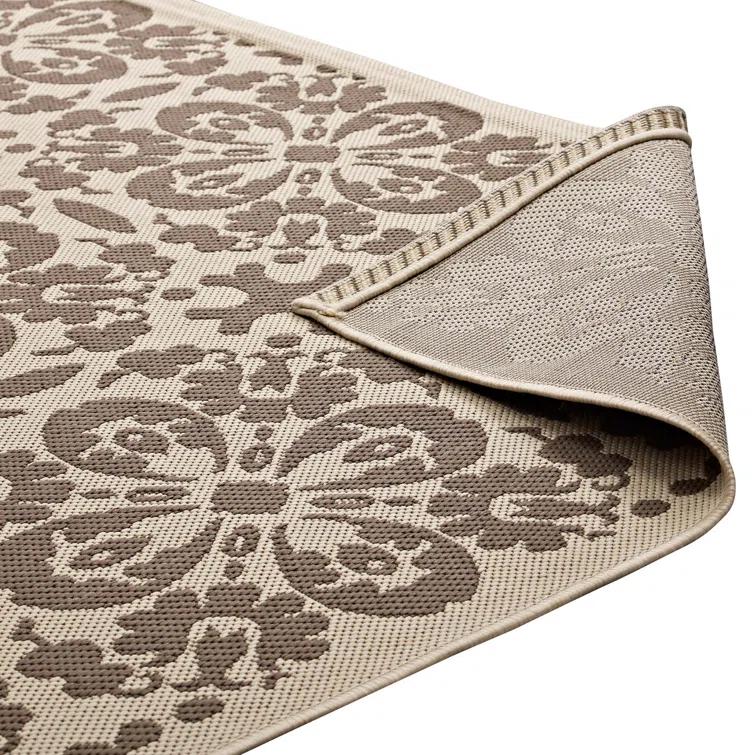 Modway Modway Ariana Vintage Floral Trellis Indoor and Outdoor Area Rug