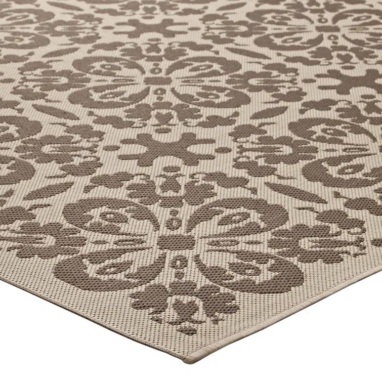 Modway Modway Ariana Vintage Floral Trellis Indoor and Outdoor Area Rug
