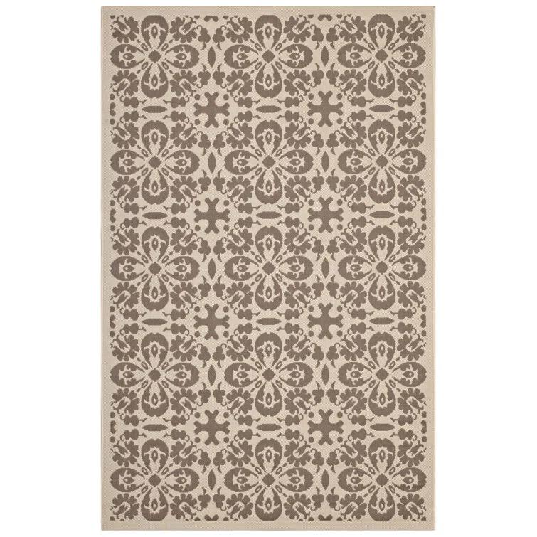 Modway Modway Ariana Vintage Floral Trellis Indoor and Outdoor Area Rug