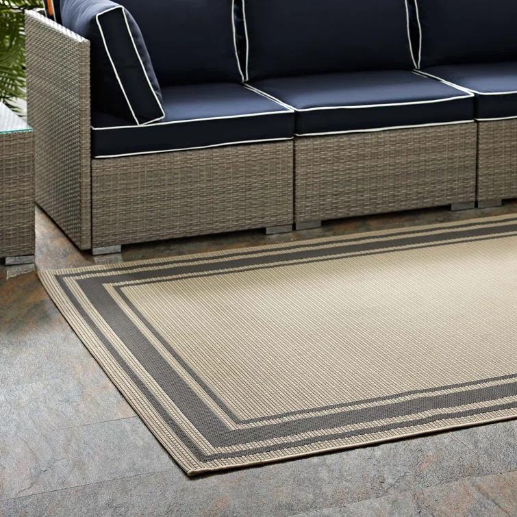 Modway Modway Rim Solid Border Borderline Indoor and Outdoor Area Rug