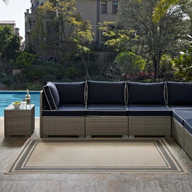 Modway Modway Rim Solid Border Borderline Indoor and Outdoor Area Rug