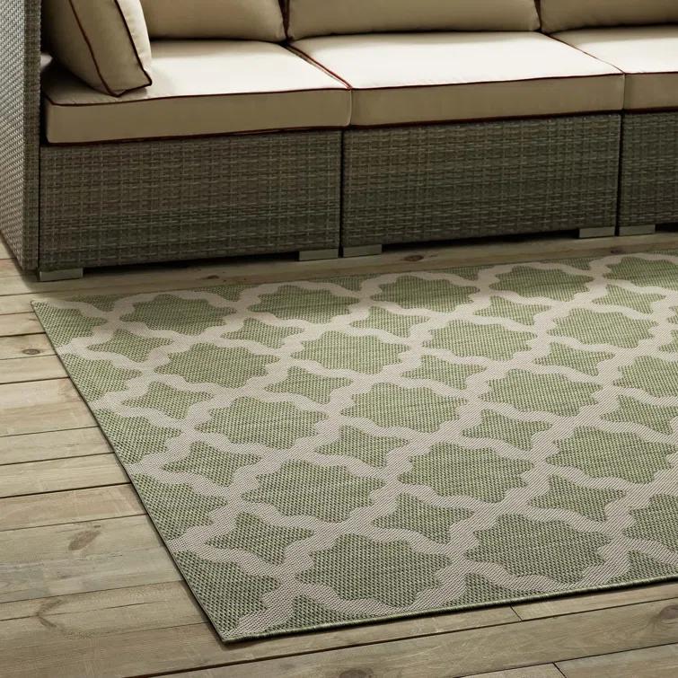 Modway Cerelia Moroccan Trellis Indoor and Outdoor Area Rug