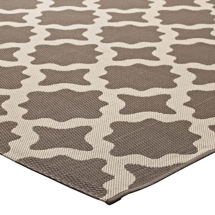 Modway Cerelia Moroccan Trellis Indoor and Outdoor Area Rug