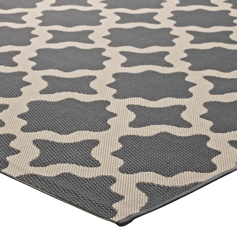 Modway Cerelia Moroccan Trellis Indoor and Outdoor Area Rug