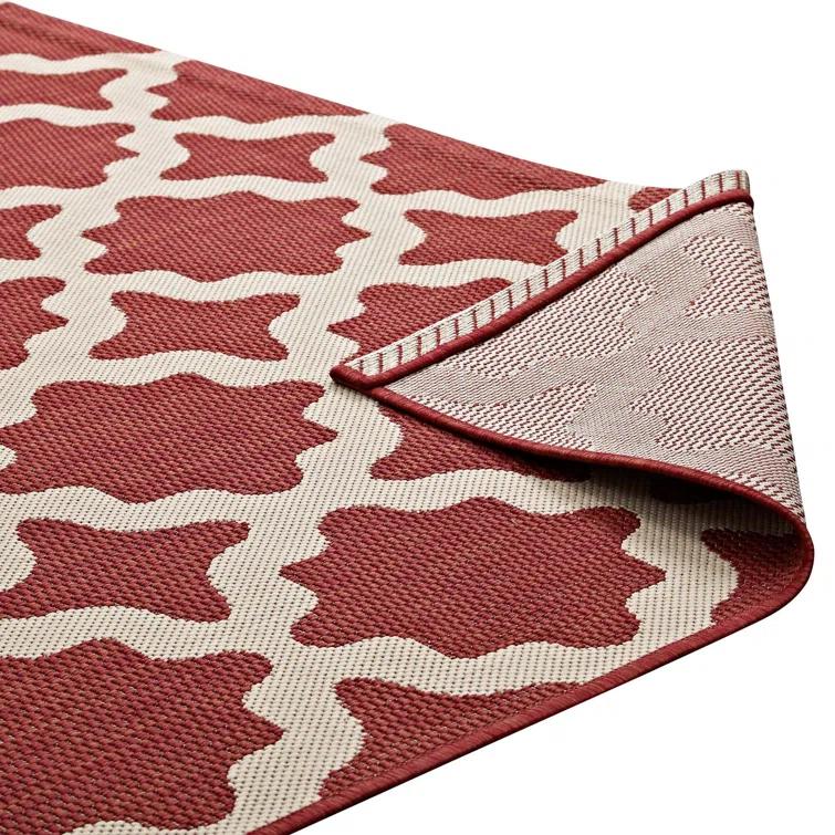 Modway Cerelia Moroccan Trellis Indoor and Outdoor Area Rug