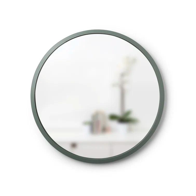 Hub Rubber Round Mirror