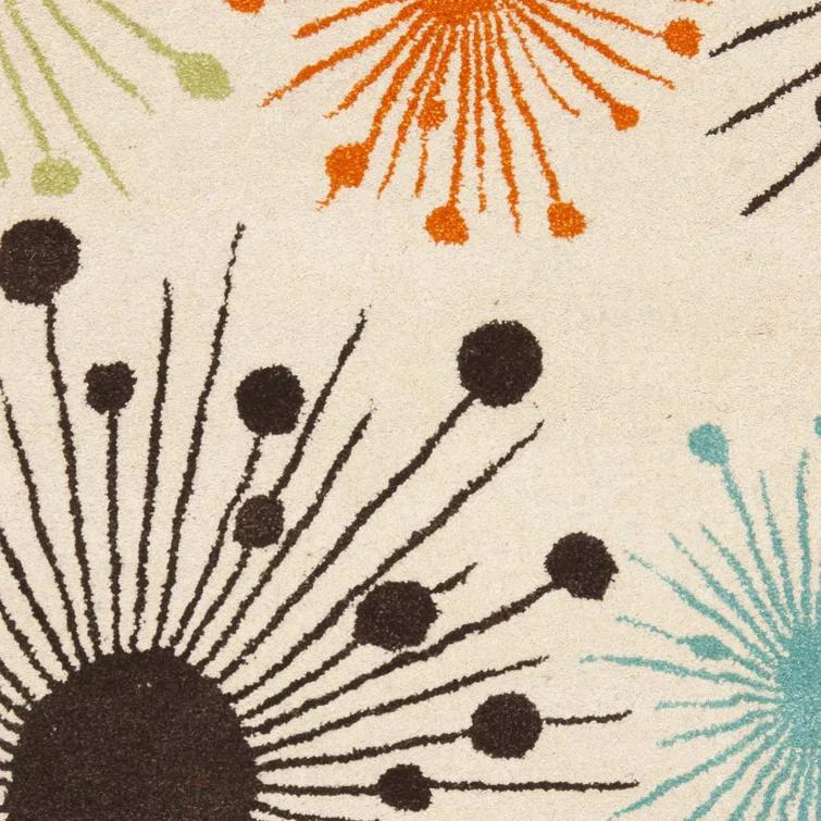 Amier Hand Tufted Wool And Viscose Floral Rug